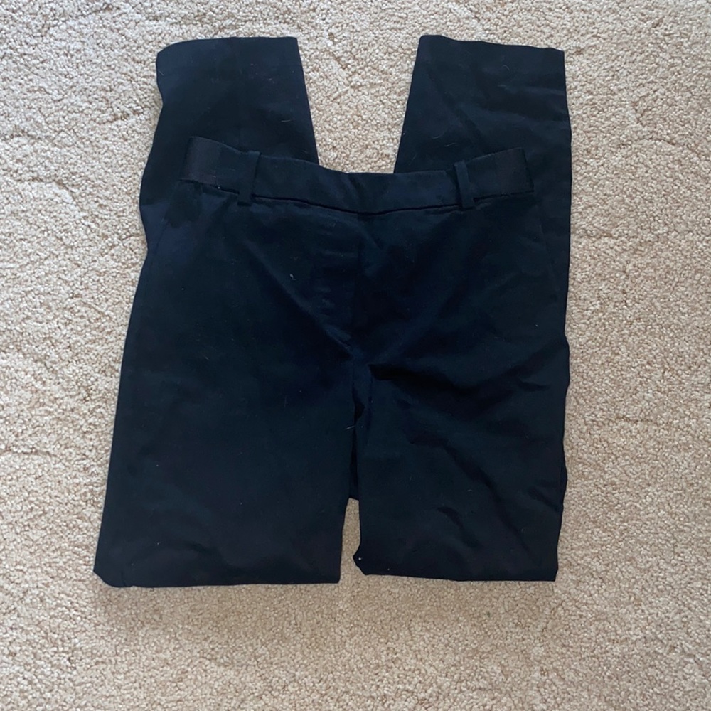 Black dress ankle pants